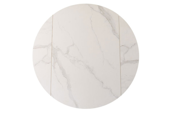 Розкладний обідній стіл Vetro Mebel TML-831 Б'янко Перліно-4