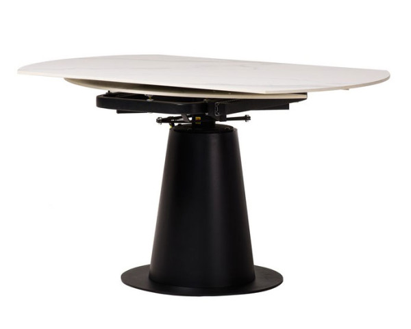 Розкладний обідній стіл Vetro Mebel TML-831 Б'янко Перліно-2