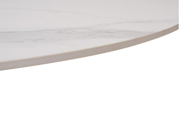 Розкладний обідній стіл Vetro Mebel TML-831 Б'янко Перліно-5