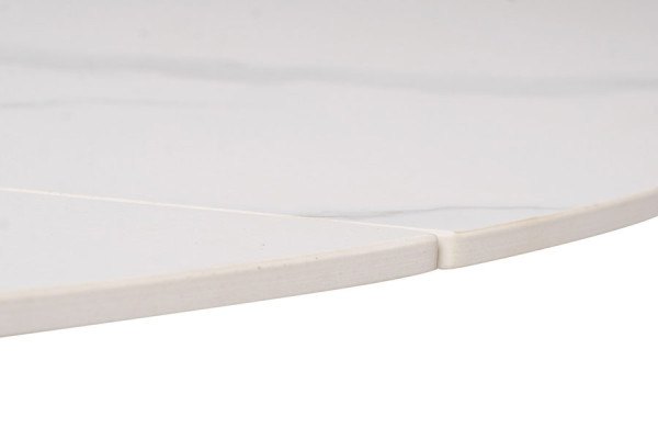 Розкладний обідній стіл Vetro Mebel TML-831 Б'янко Перліно-6