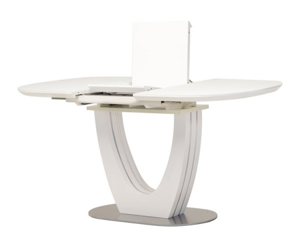 Розкладний обідній стіл Vetro Mebel TML-765-1 Білий-14