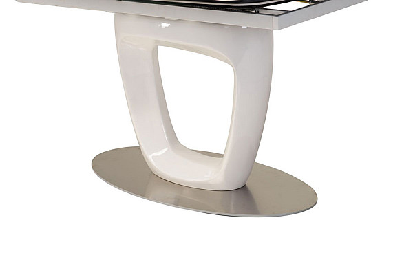 Раскладной обеденный стол Vetro Mebel TML-825 Белый-16