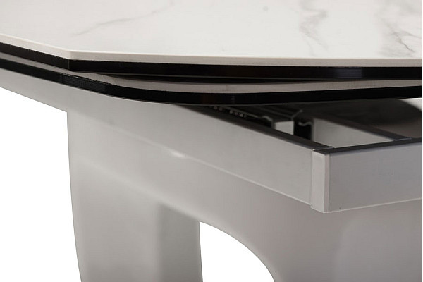 Раскладной обеденный стол Vetro Mebel TML-825 Белый-13