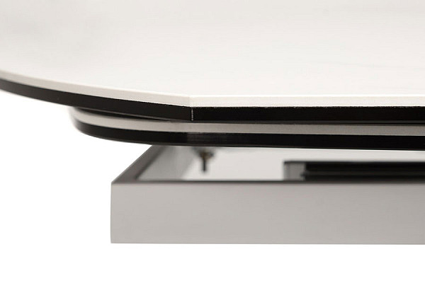 Раскладной обеденный стол Vetro Mebel TML-825 Белый-15
