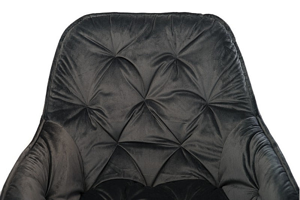 Стілець крісло Vetro Mebel M-65 Сірий велюр-7