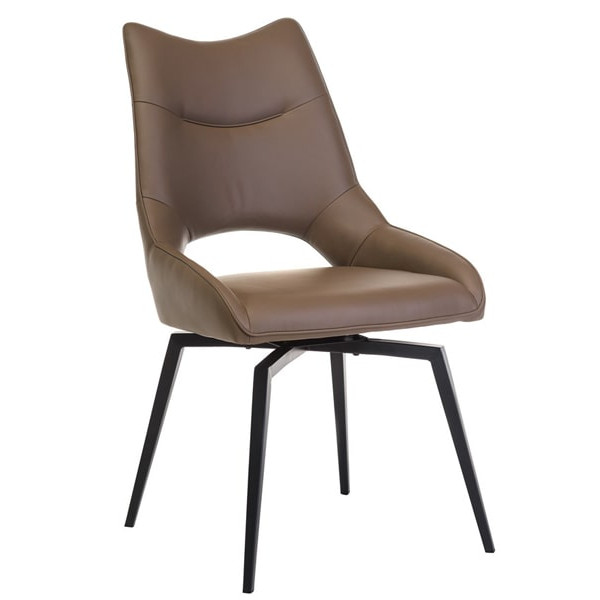 Стул поворотный Vetro Mebel R-50 Капучино-0