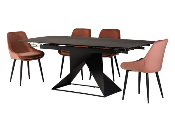 Стол раскладной обеденный Vetro Mebel TML-820 Графит-15