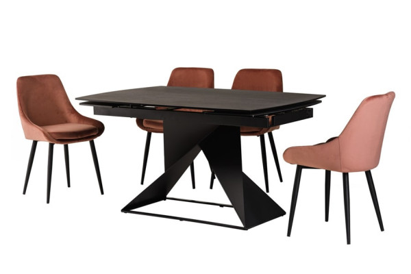 Стол раскладной обеденный Vetro Mebel TML-820 Графит-14