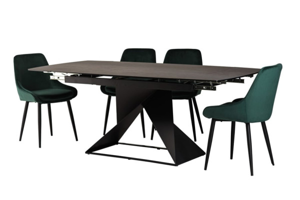 Стол раскладной обеденный Vetro Mebel TML-820 Графит-11