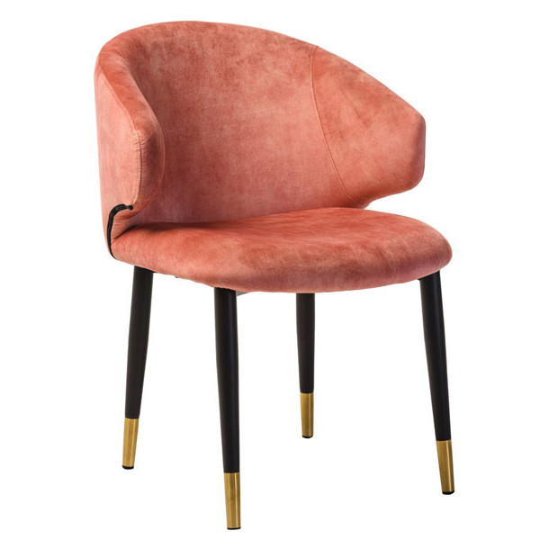 Стул кресло Vetro Mebel M-37 Розовый жемчуг велюр-0