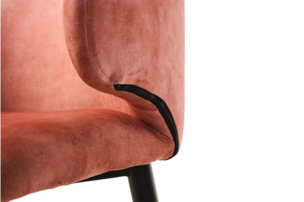 Стул кресло Vetro Mebel M-37 Розовый жемчуг велюр-7