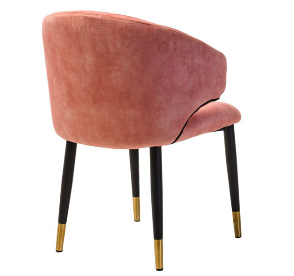 Стул кресло Vetro Mebel M-37 Розовый жемчуг велюр-3