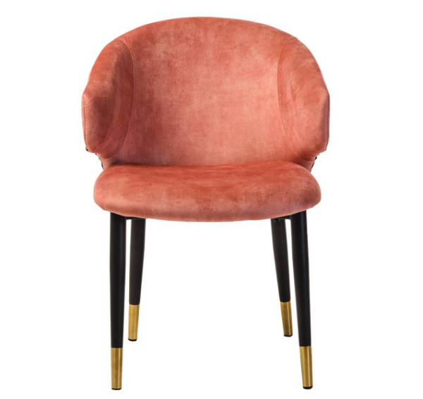 Стул кресло Vetro Mebel M-37 Розовый жемчуг велюр-1