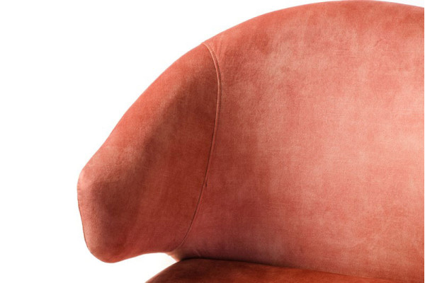 Стул кресло Vetro Mebel M-37 Розовый жемчуг велюр-6