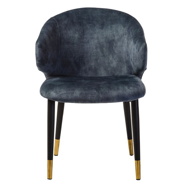 Стул кресло Vetro Mebel M-37 Синий жемчуг велюр-1