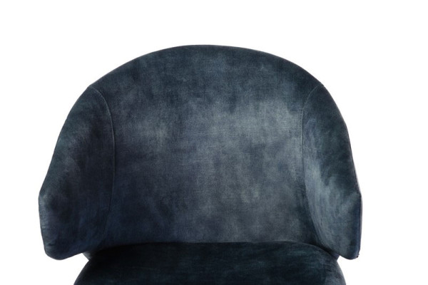 Стул кресло Vetro Mebel M-37 Синий жемчуг велюр-5