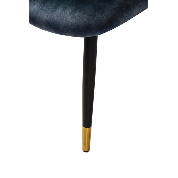 Стул кресло Vetro Mebel M-37 Синий жемчуг велюр-9