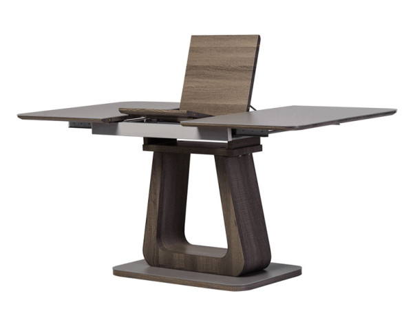 Розкладний обідній стіл Vetro Mebel TML-521-1 Матовий сірий-2