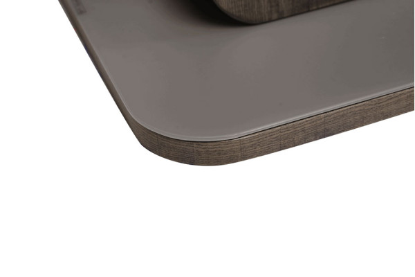 Розкладний обідній стіл Vetro Mebel TML-521-1 Матовий сірий-7