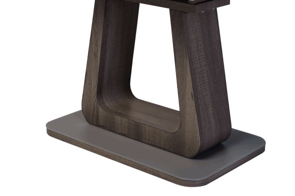 Розкладний обідній стіл Vetro Mebel TML-521-1 Матовий сірий-11