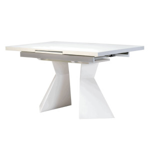 Розкладний обідній стіл Vetro Mebel TML-545 Білий