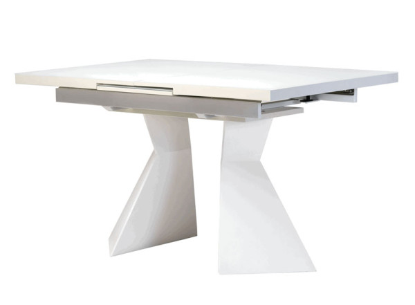 Розкладний обідній стіл Vetro Mebel TML-545 Білий-0