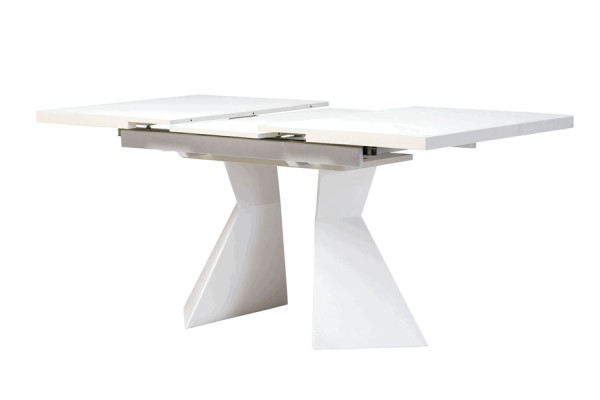 Розкладний обідній стіл Vetro Mebel TML-545 Білий-2