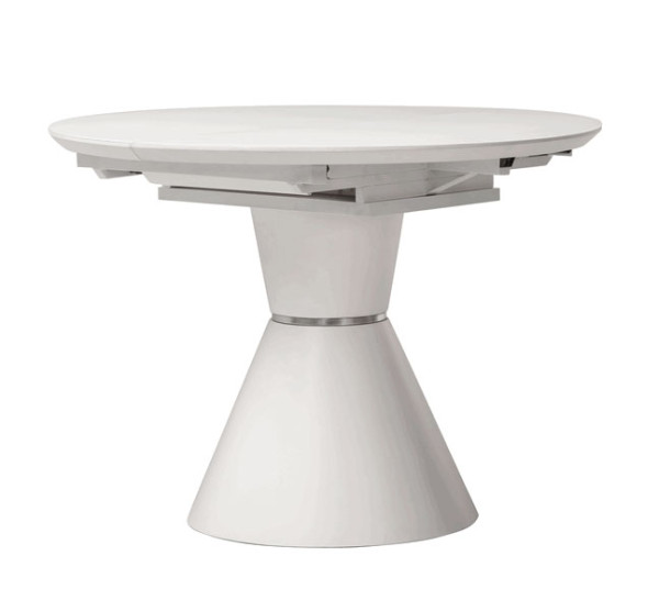 Раскладной обеденный стол Vetro Mebel TML-651 Белый-1