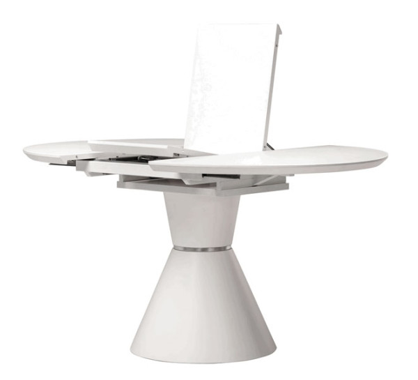 Раскладной обеденный стол Vetro Mebel TML-651 Белый-2