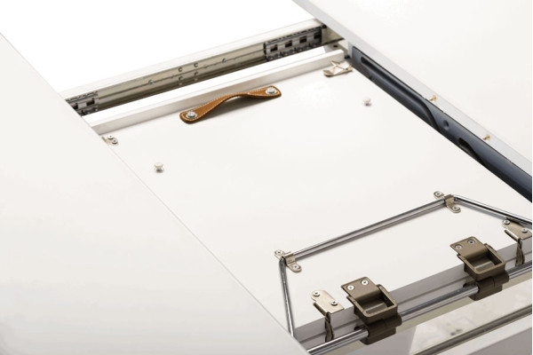 Раскладной обеденный стол Vetro Mebel TML-651 Белый-4