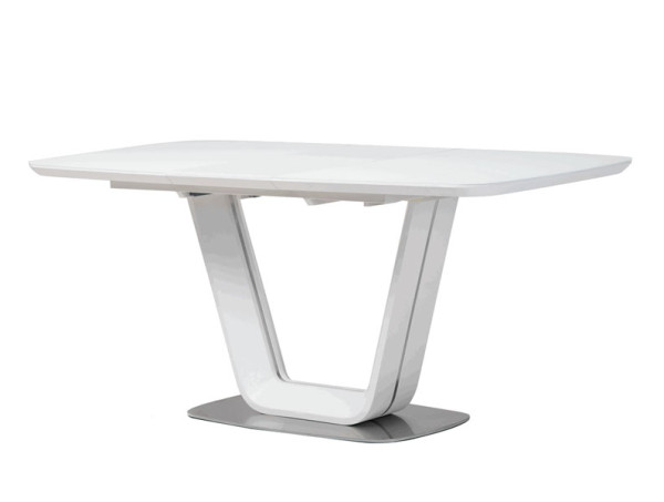Розкладний обідній стіл Vetro Mebel TML-770-1 Білий-1
