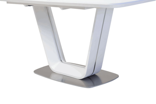 Розкладний обідній стіл Vetro Mebel TML-770-1 Білий-2