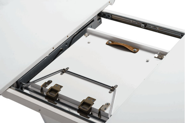 Розкладний обідній стіл Vetro Mebel TML-770-1 Білий-8