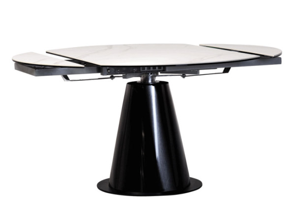Раскладной обеденный стол Vetro Mebel TML-830 Белый-3