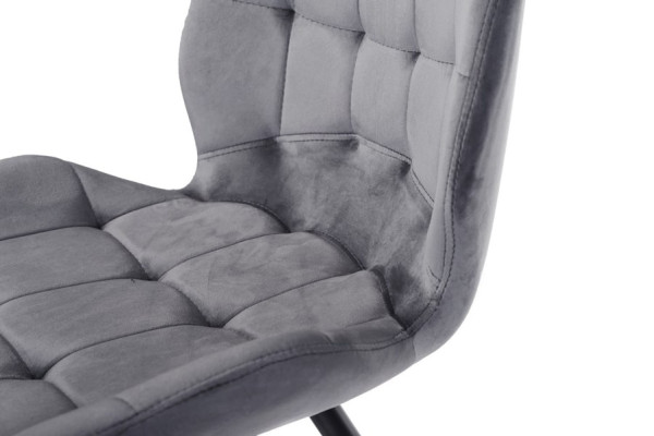 Стілець Vetro Mebel M-43 Сірий вельвет-5