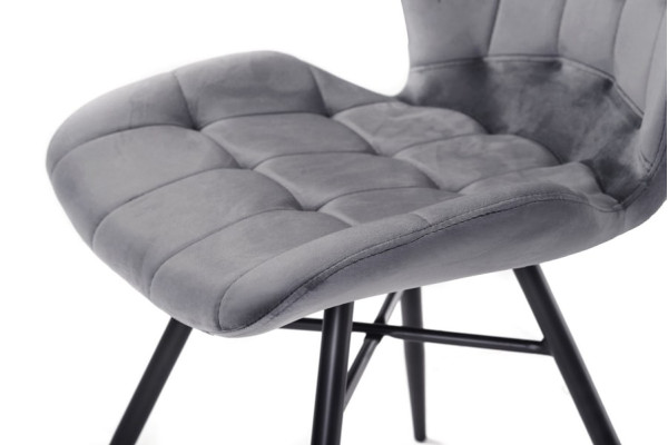 Стілець Vetro Mebel M-43 Сірий вельвет-6