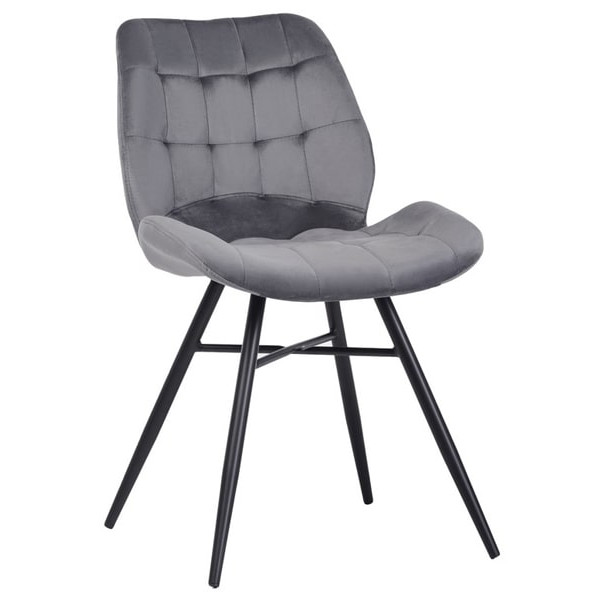 Стілець Vetro Mebel M-43 Сірий вельвет-0