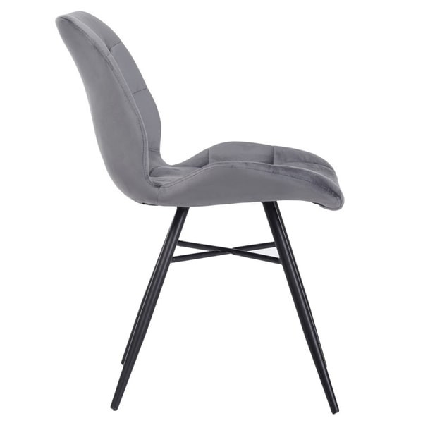 Стілець Vetro Mebel M-43 Сірий вельвет-2