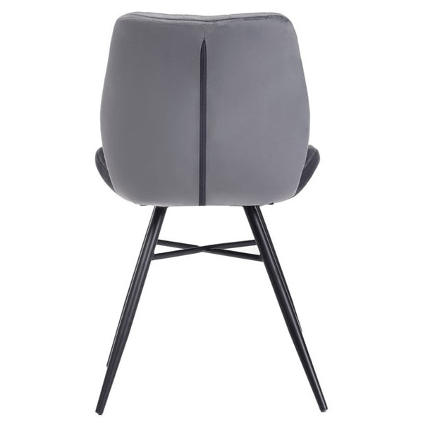 Стілець Vetro Mebel M-43 Сірий вельвет-4