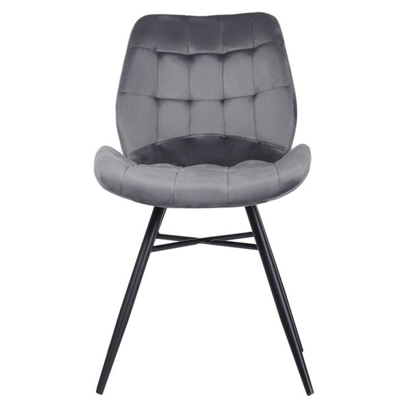 Стілець Vetro Mebel M-43 Сірий вельвет-1