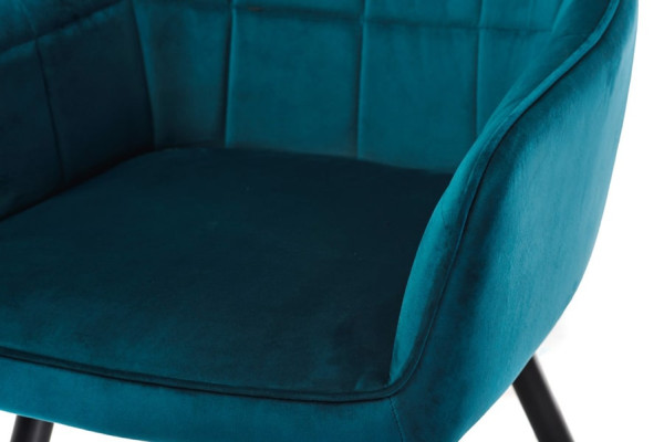 Стул Vetro Mebel M-62 Морская волна велюр-5