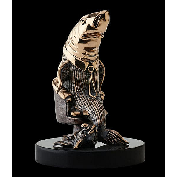 Статуэтка бронзовая Vizuri (Визури) Акула Бизнеса B01-0