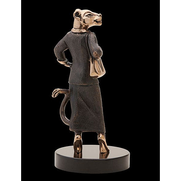 Статуэтка бронзовая Vizuri (Визури) Светская львица B04-1