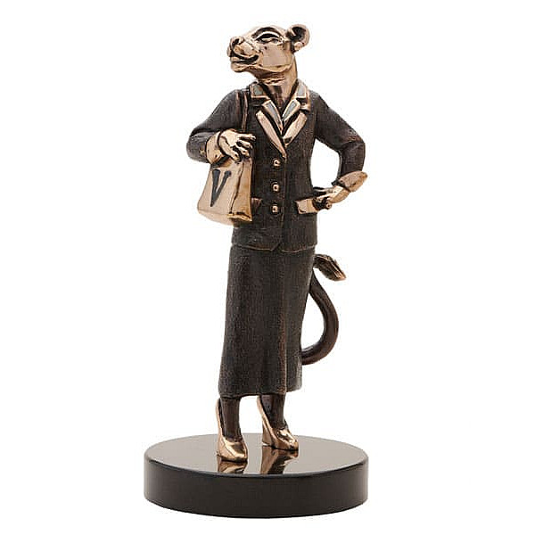 Статуэтка бронзовая Vizuri (Визури) Светская львица B04-2