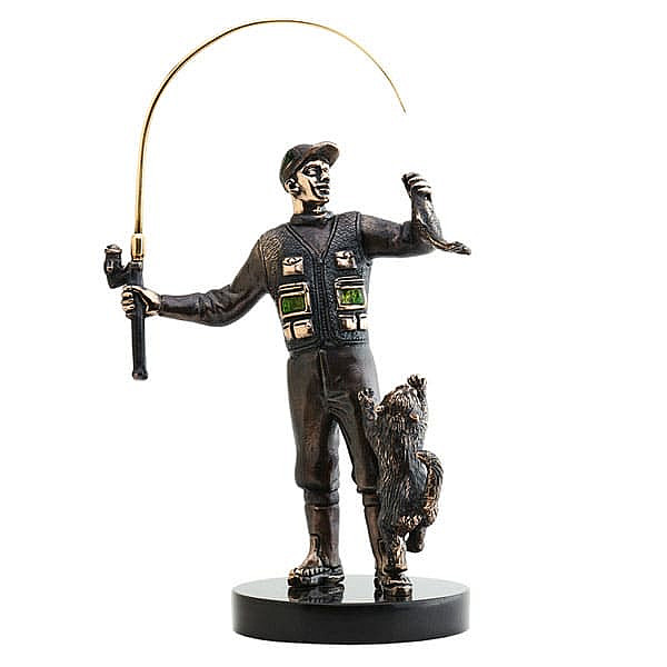 Статуетка бронзова Vizuri (Візурі) Рибалка H02-2