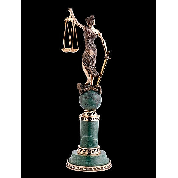 Статуэтка бронзовая Vizuri (Визури) Фемида G01-1