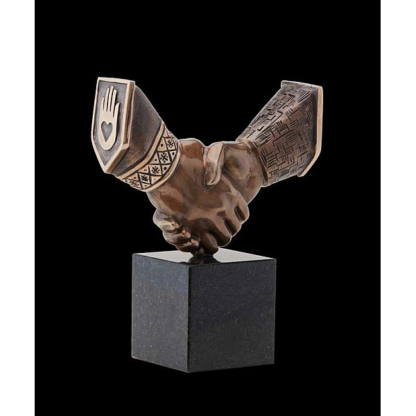 Статуэтка бронзовая Vizuri (Визури) Волонтерство P06-1