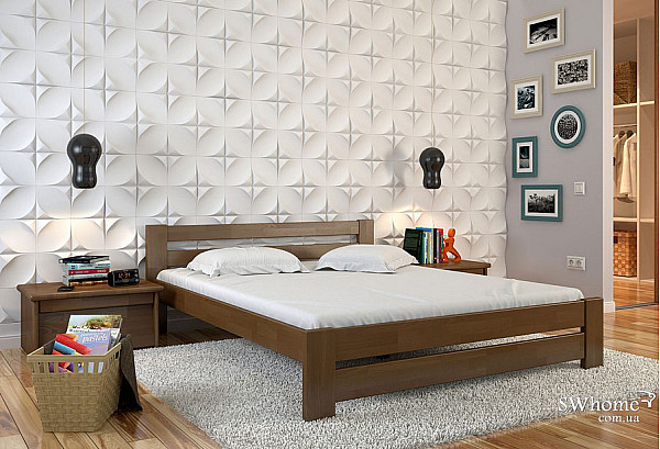 Ліжко ArborDrev Симфонія Горіх-0