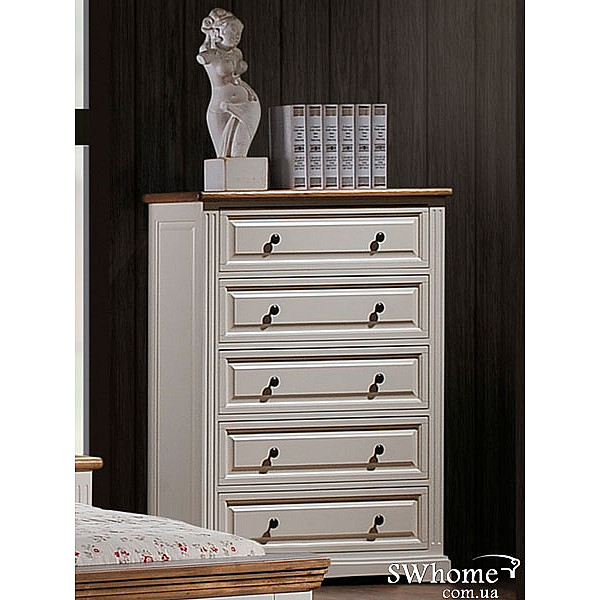 Комод Domini Калифорния Античный белый-0