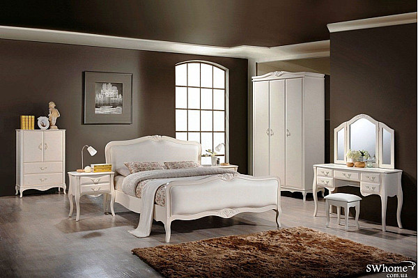 Спальня Domini Богемия Античный белый-0